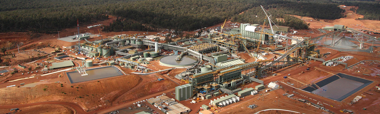 An aerial view of Newmont's Boddington gold mine,  July 2015